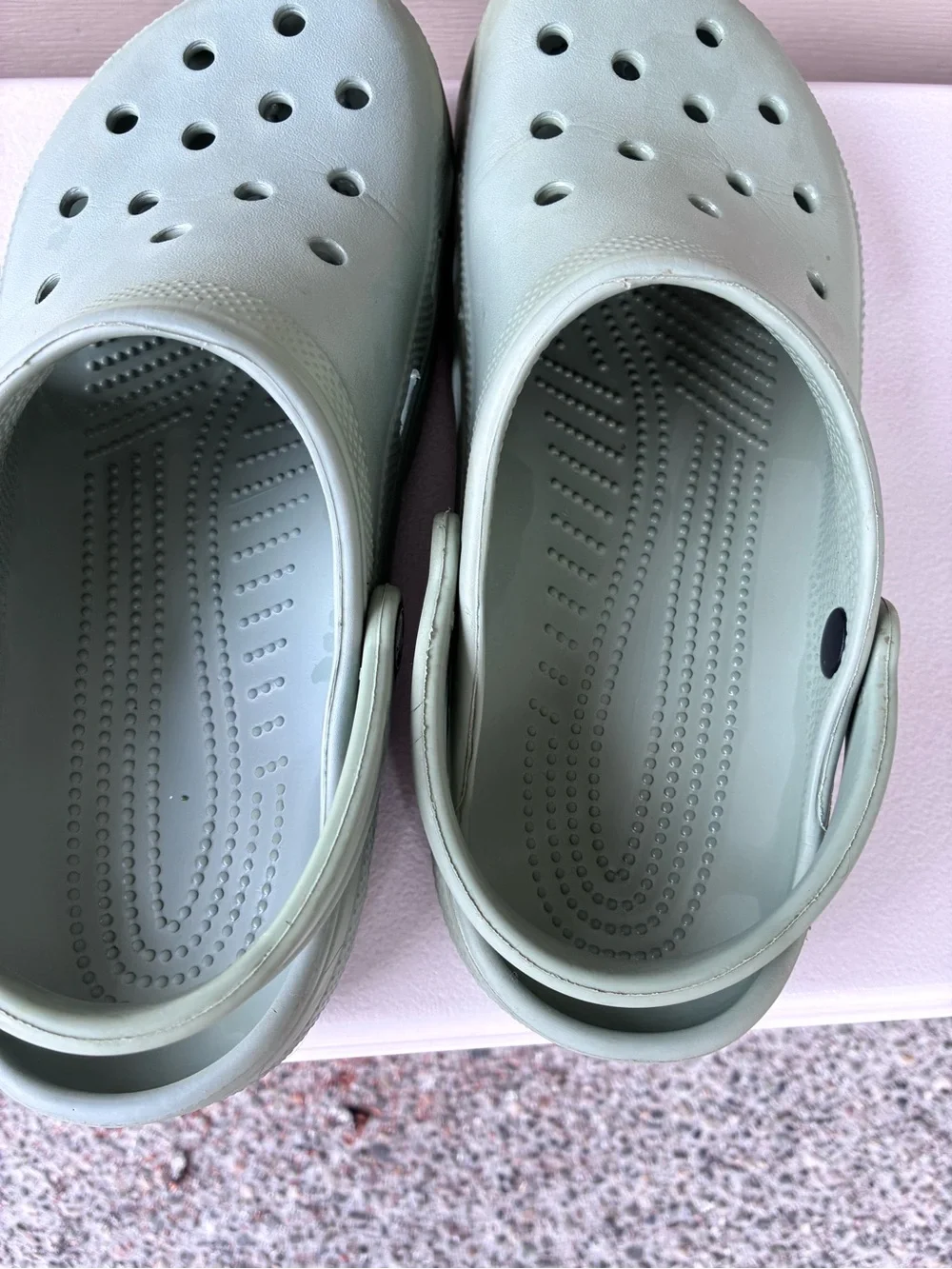 Crocs Classic Clogs Sage Olive Green M8 W10